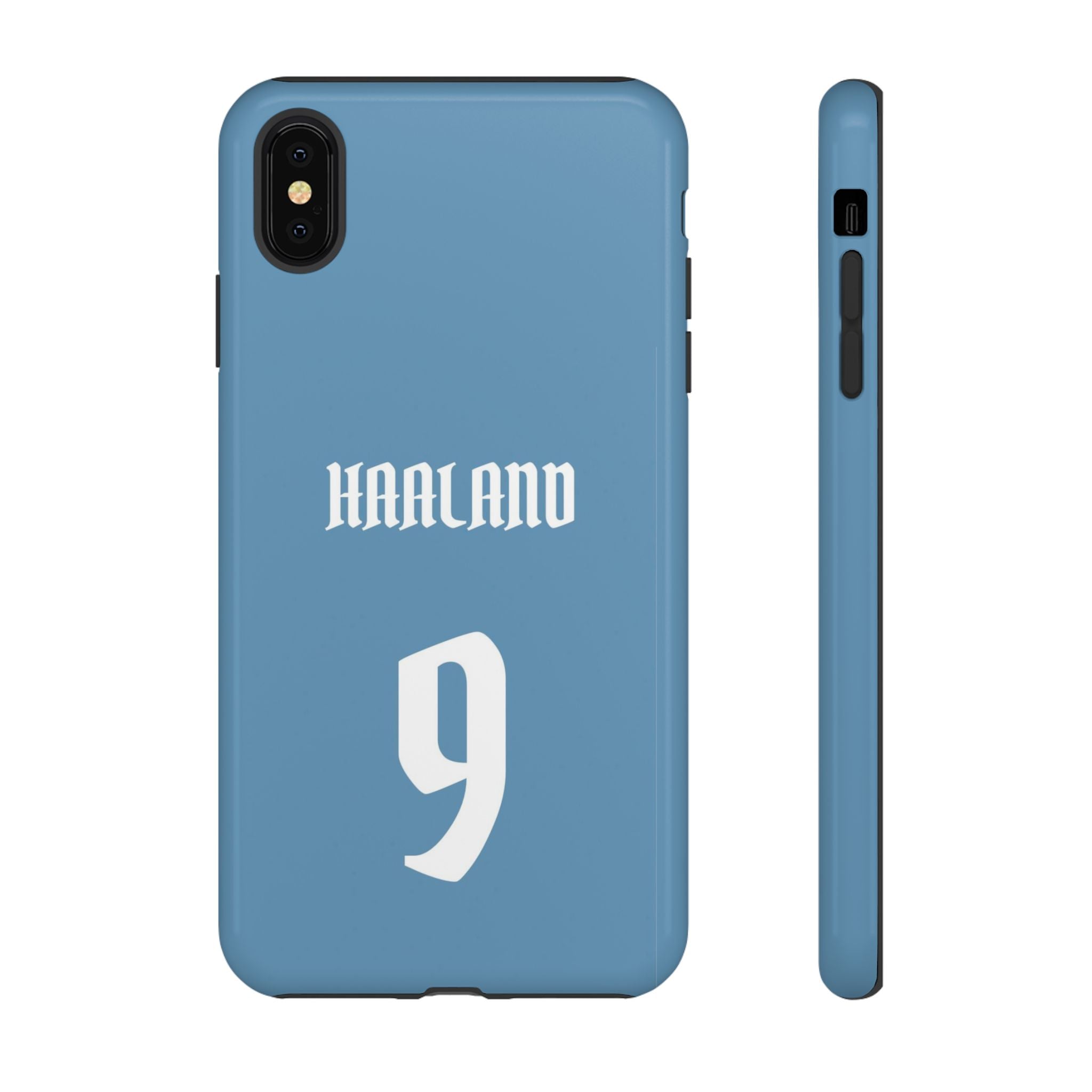 Erling Haaland PowerStrike – Rugged Dual-Layer Protection & Slim Profile | Compatible with iPhone 8 to 16 Pro Max & Samsung Galaxy S10 to S25 Ultra