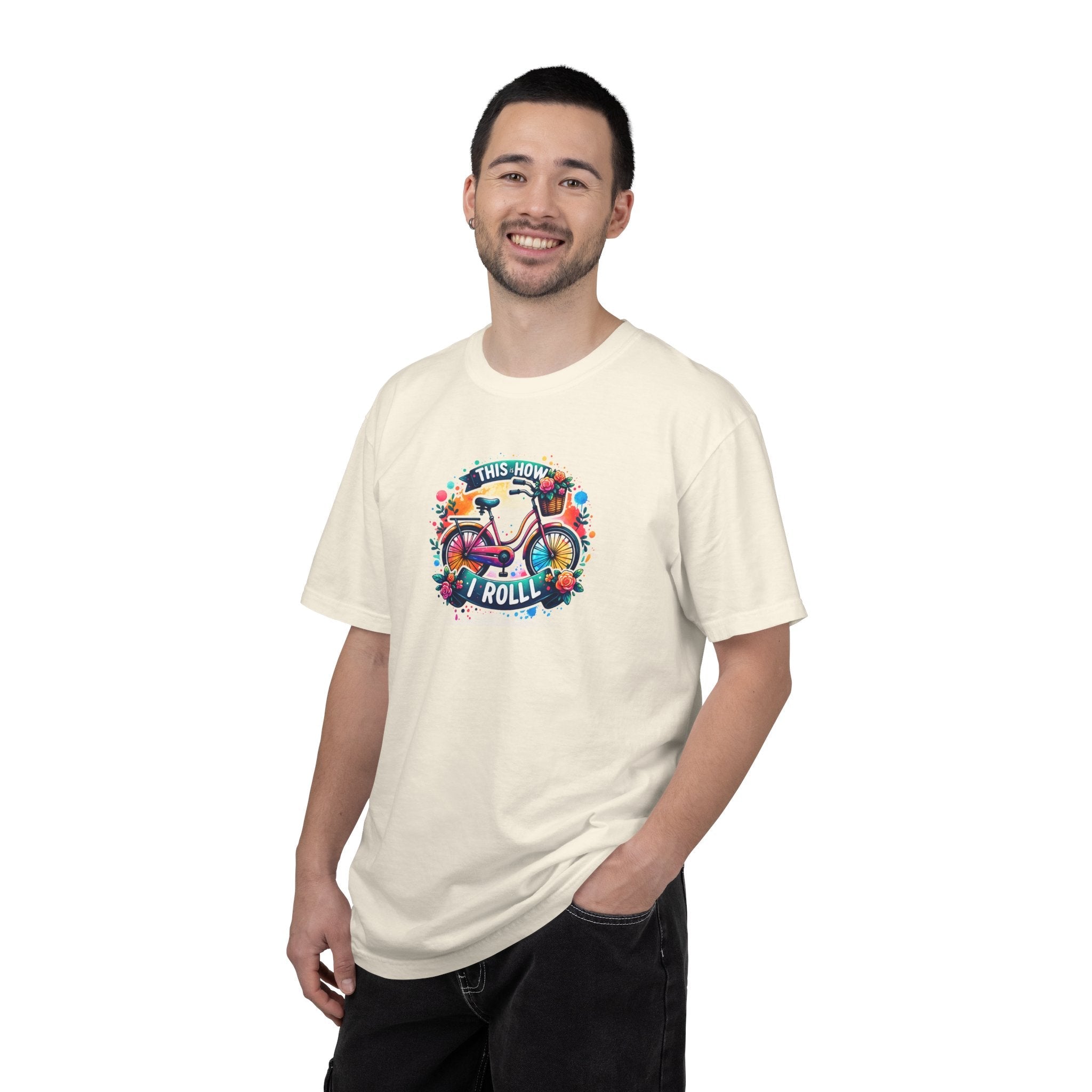 This Is How I Roll Bicycle Tee - Comfort Colors - DipaliZ