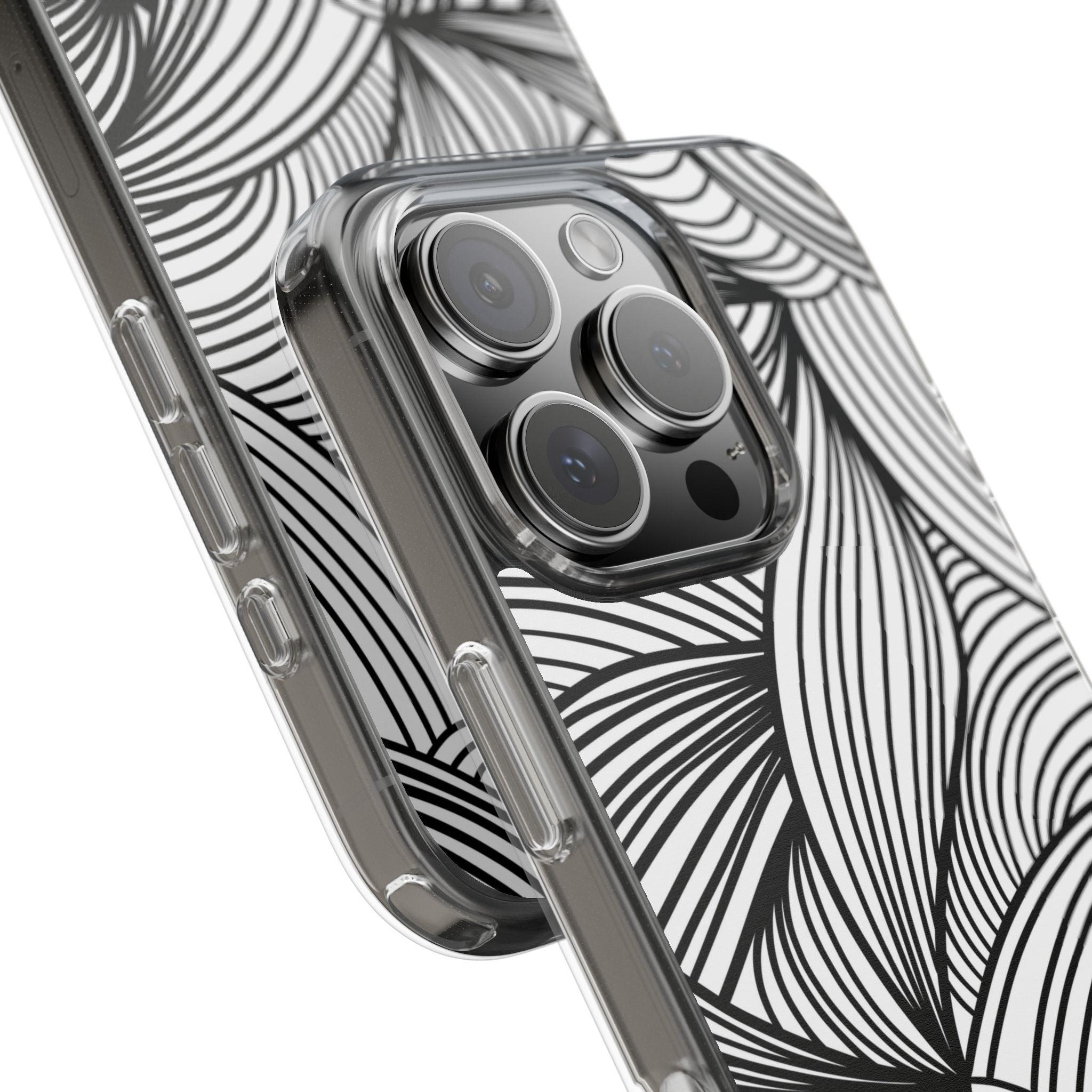 Black and White Illusion Clear Cases