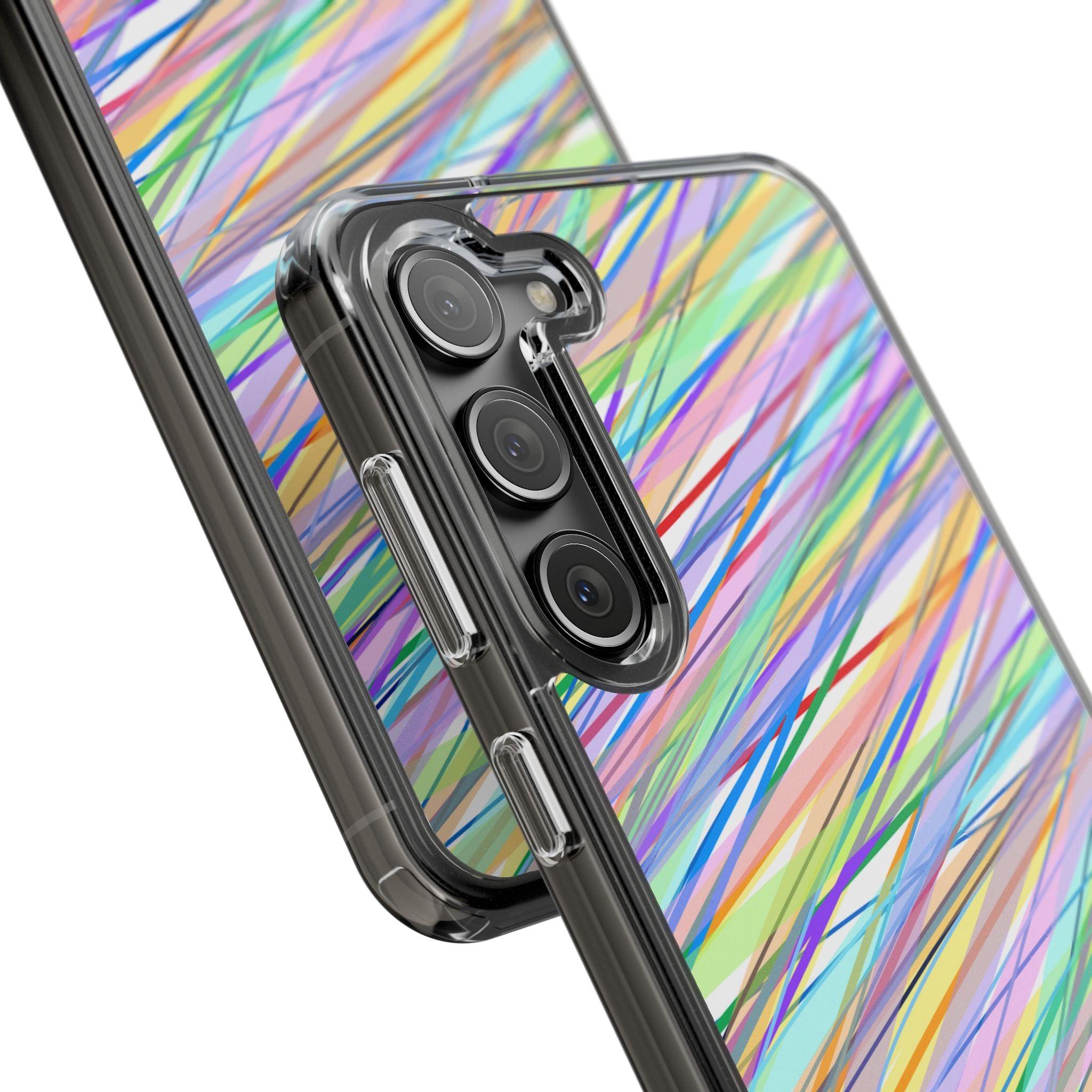 Threads Of Colors Clear Case