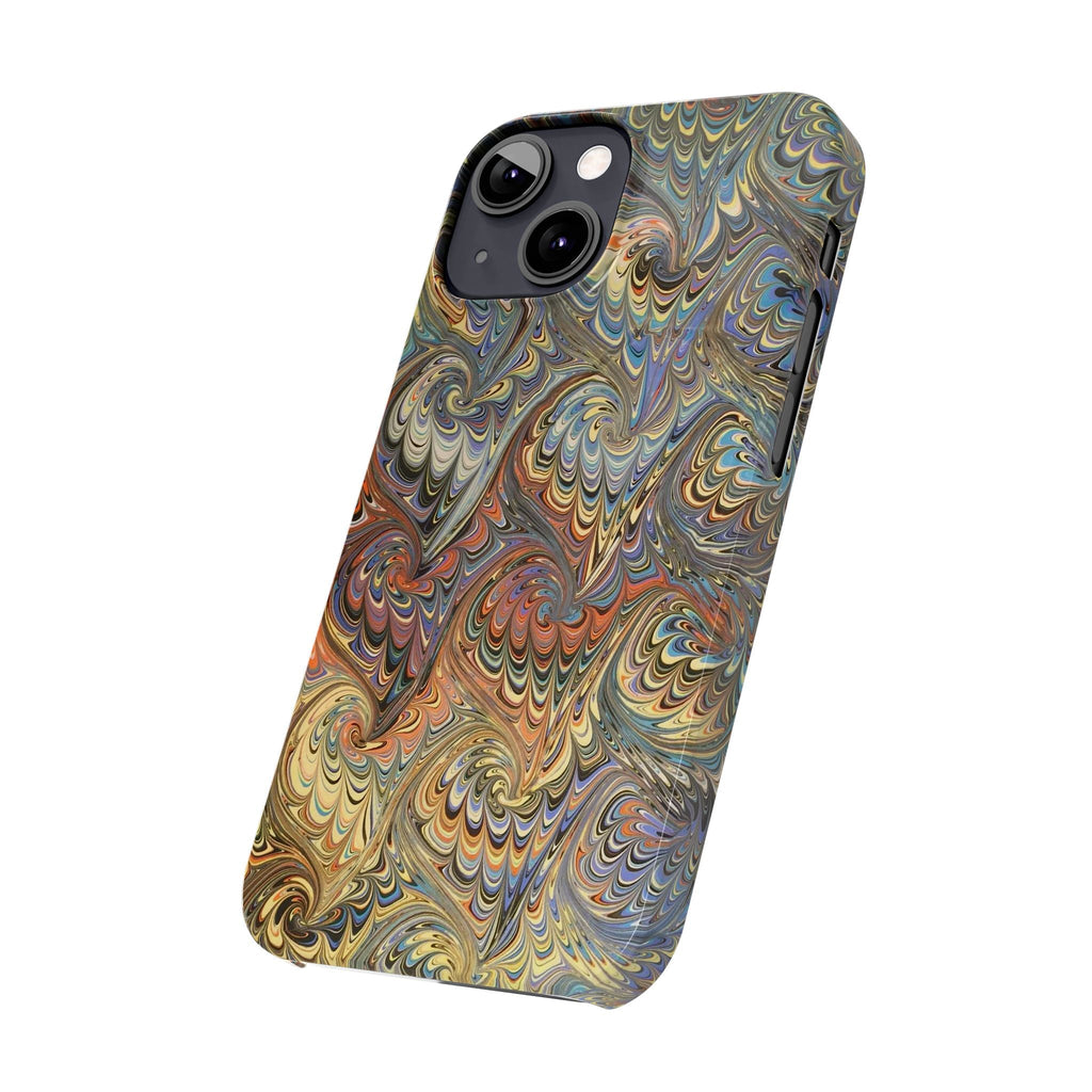 Golden Fall Colors Italian Traditional Marble Design
