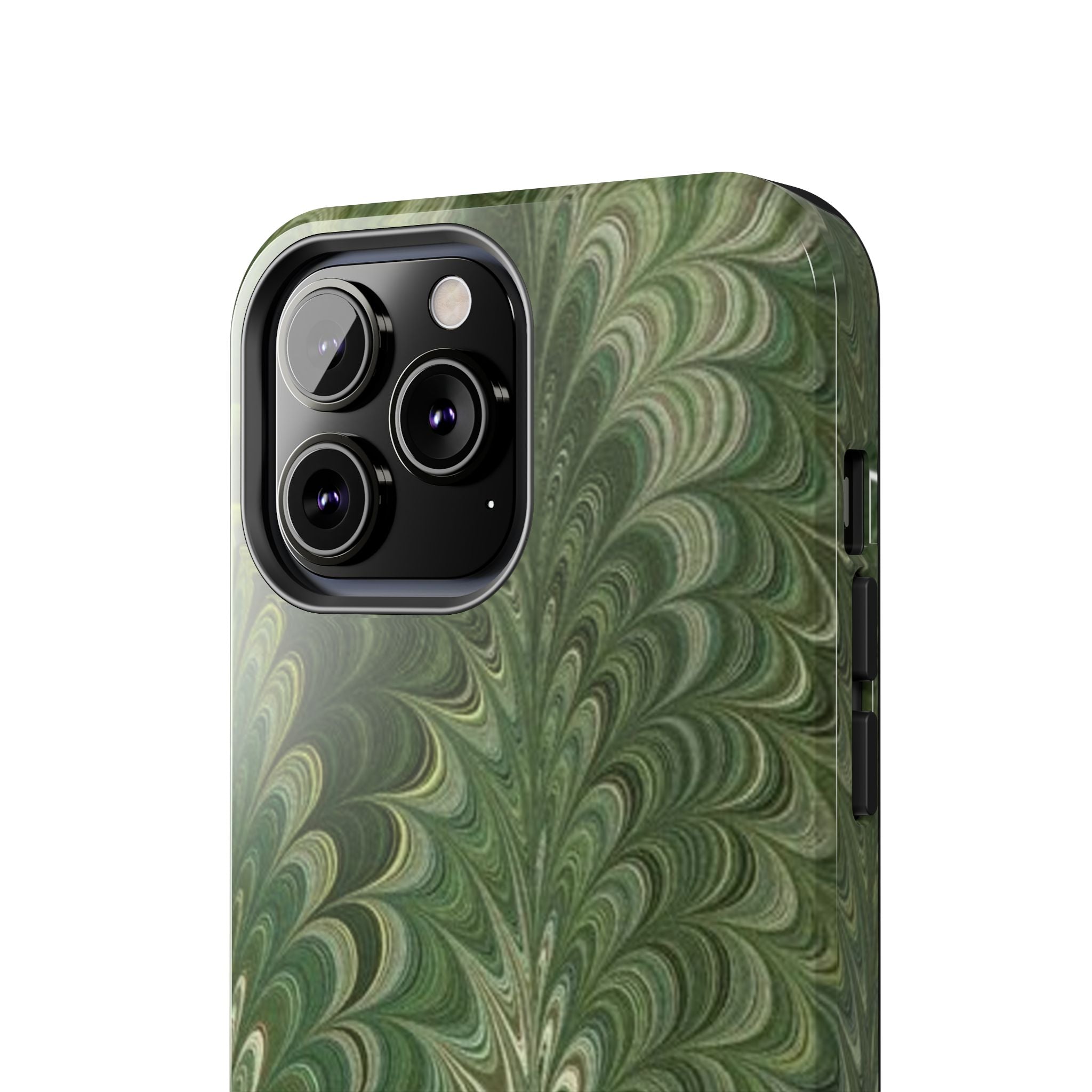 Deep Green Marble Italian Durable Phone Case