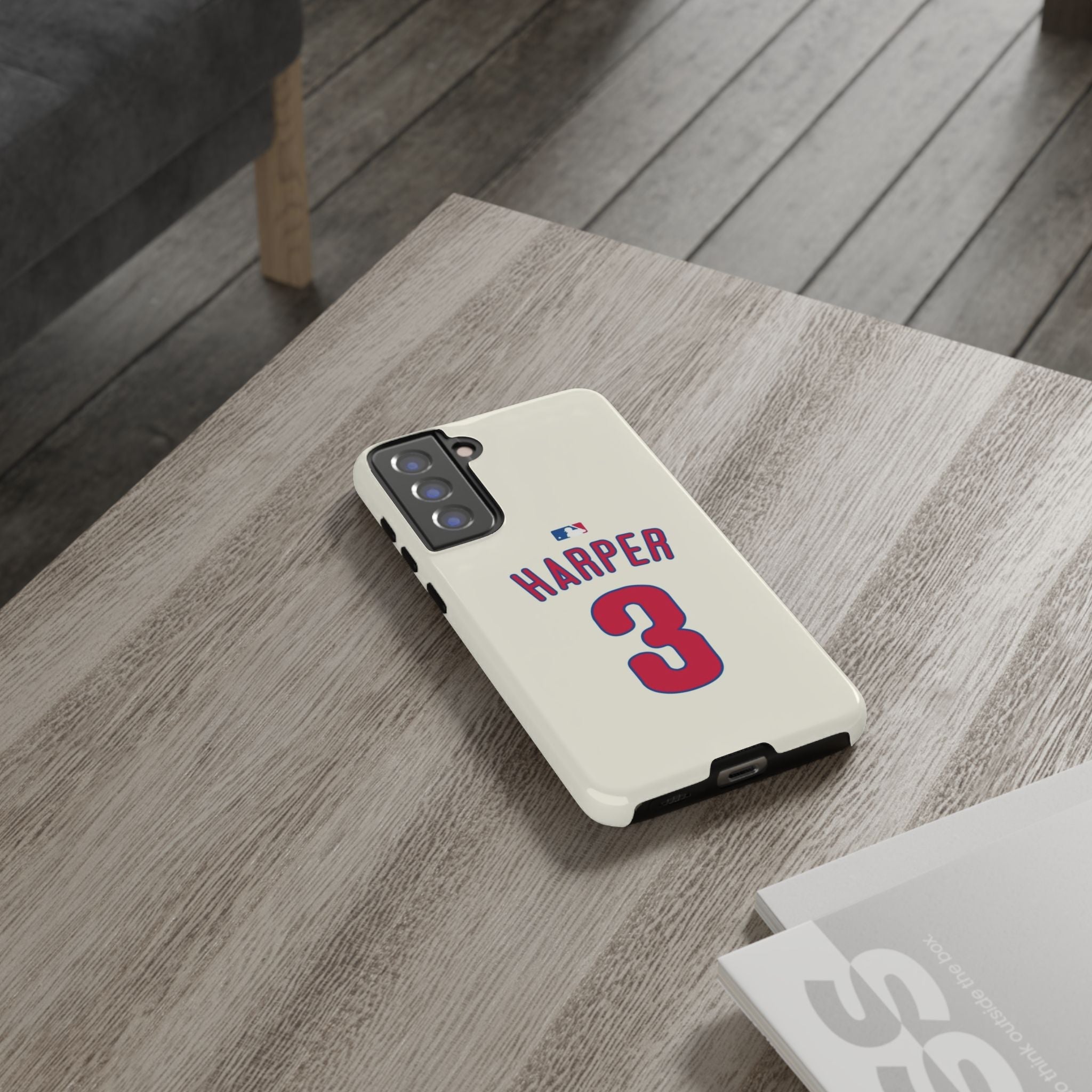 Bryce Harper PowerGrip – Dual-Layer Defense & Slim Fit | Compatible with iPhone 8 to 16 Pro Max & Samsung Galaxy S10 to S25 Ultra