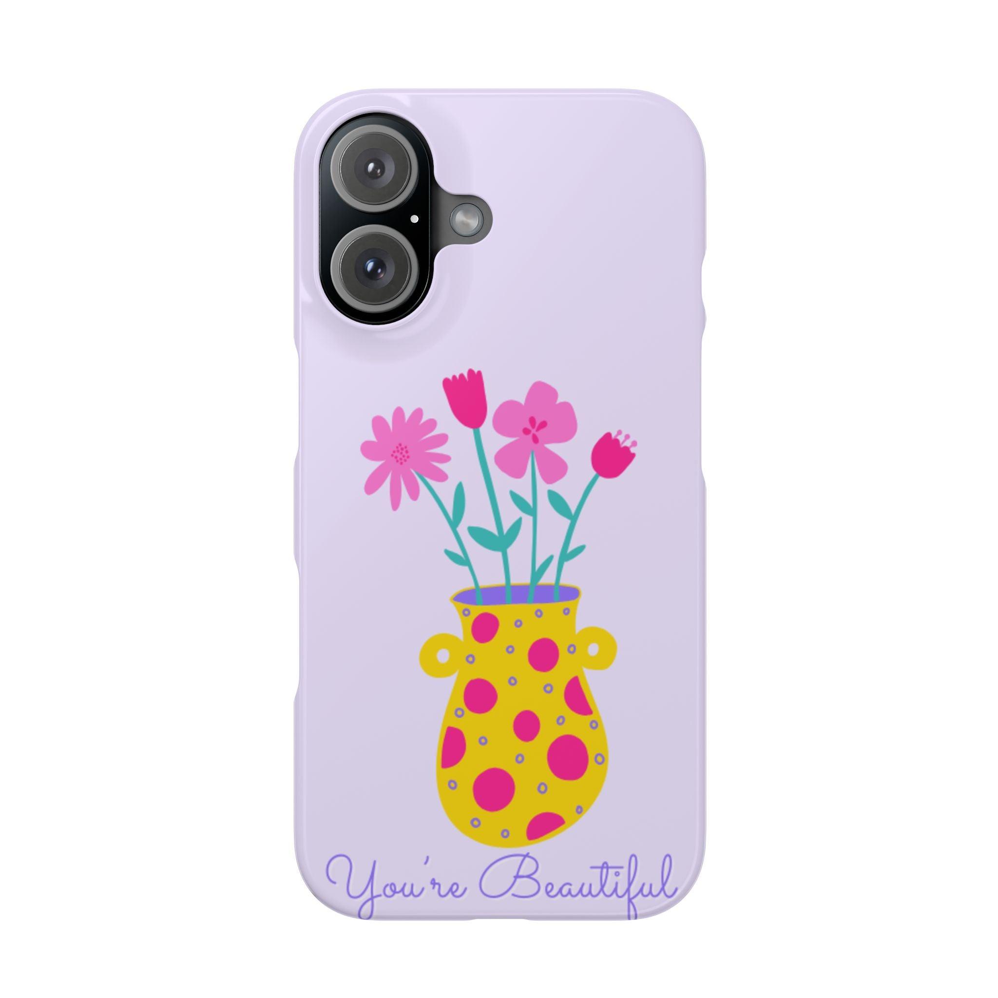 Floral Pot Phone Case – Bloom with Style Everywhere You Go