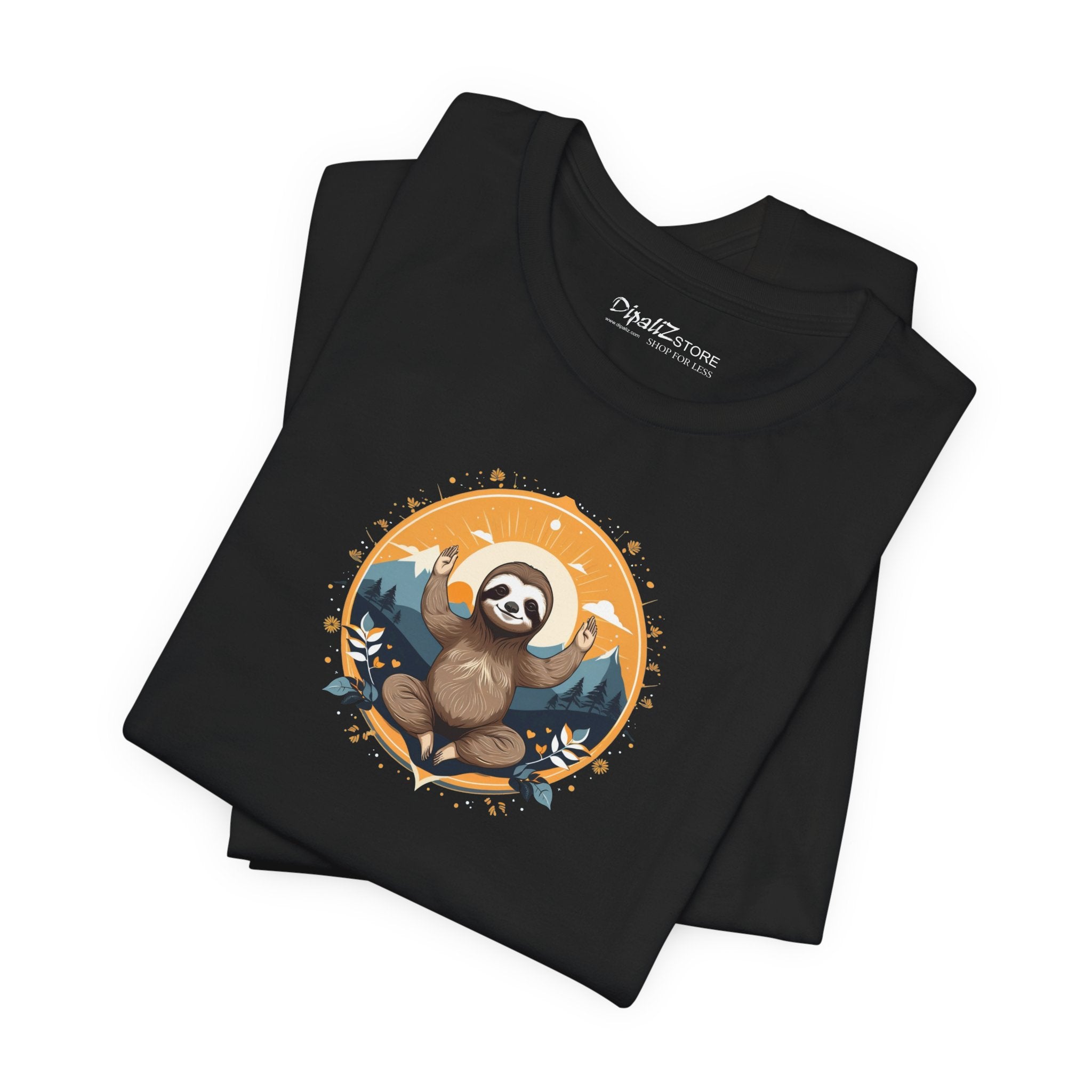 Sloth Yoga Unisex Jersey Tee - Soft Cotton Comfort - DipaliZ