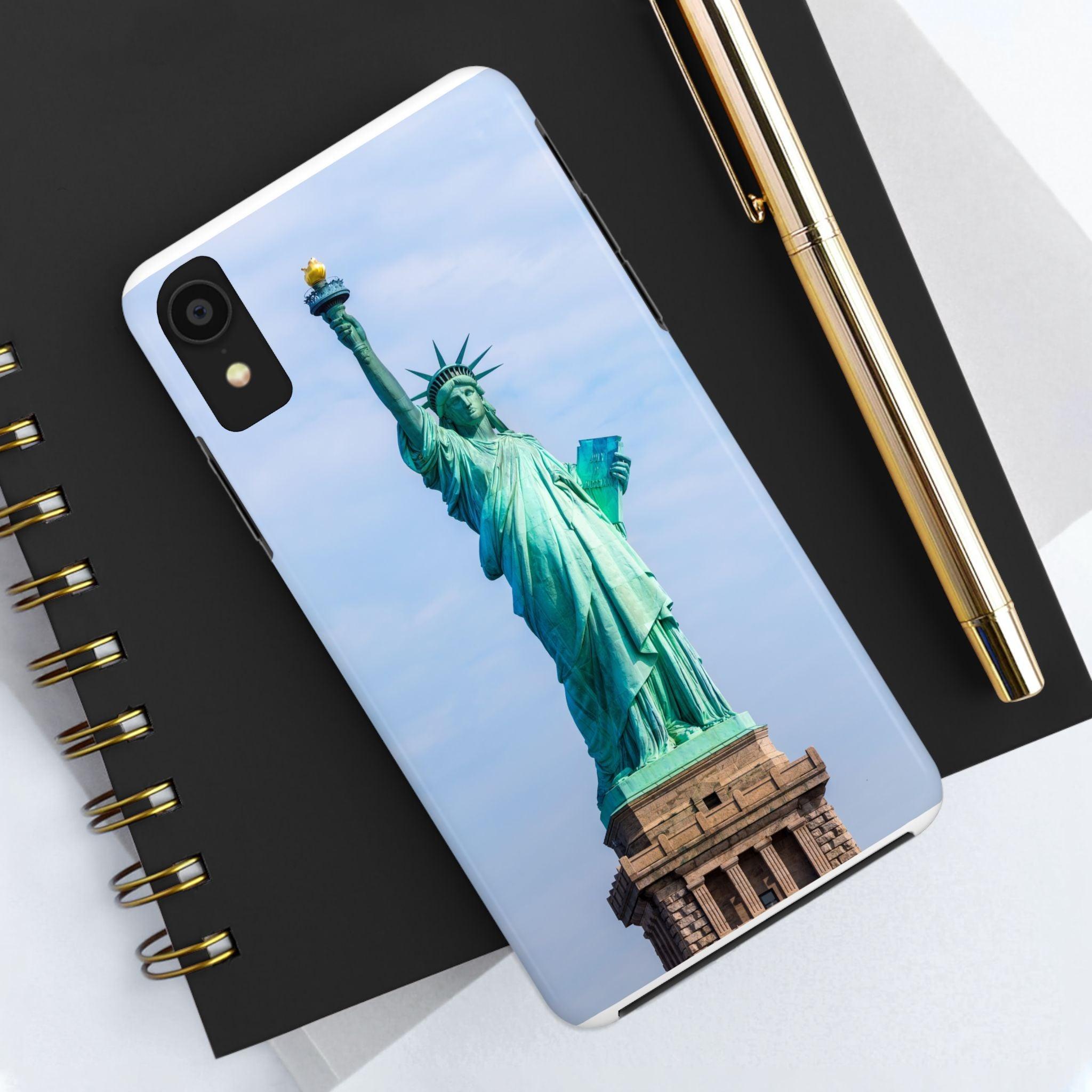 Statue of Liberty Printed Tough Phone Case - Iconic Freedom Design