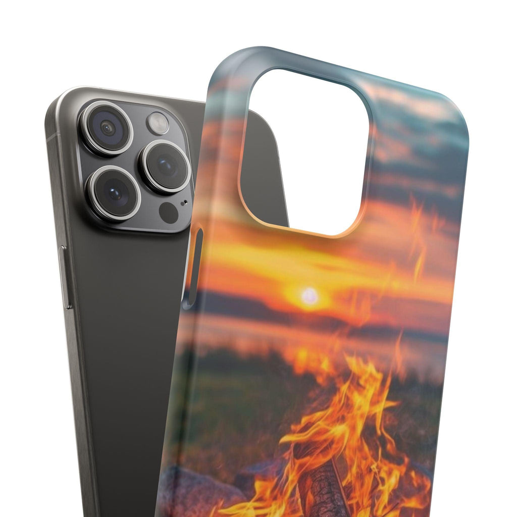 Woodland Fire Phone Case – Warmth of Nature’s Blaze on Your Device