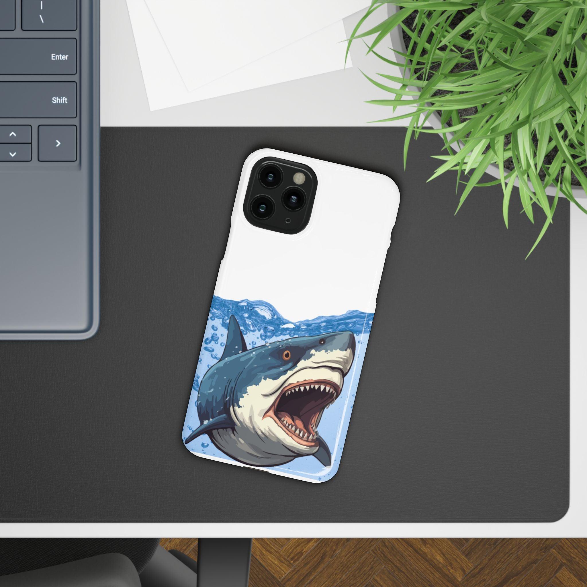 Shark Frenzy Phone Case – Dive into Bold Style
