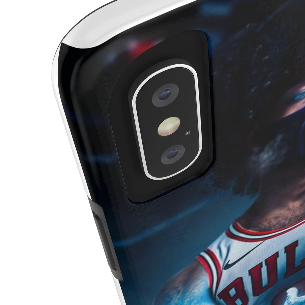 Coby White Chicago Bulls NBA Basketball Printed Tough Phone Case for iPhone & Samsung Galaxy - Dynamic Player Action Design