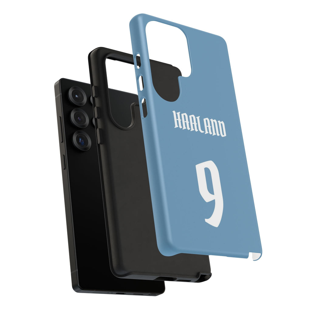 Erling Haaland PowerStrike – Rugged Dual-Layer Protection & Slim Profile | Compatible with iPhone 8 to 16 Pro Max & Samsung Galaxy S10 to S25 Ultra