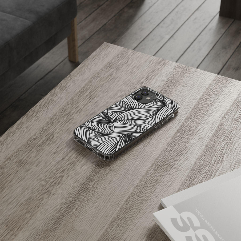 Black and White Illusion Clear Cases