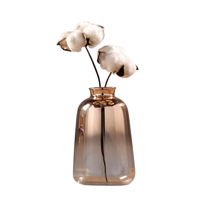 Nordic modern minimalist decoration in glass vase