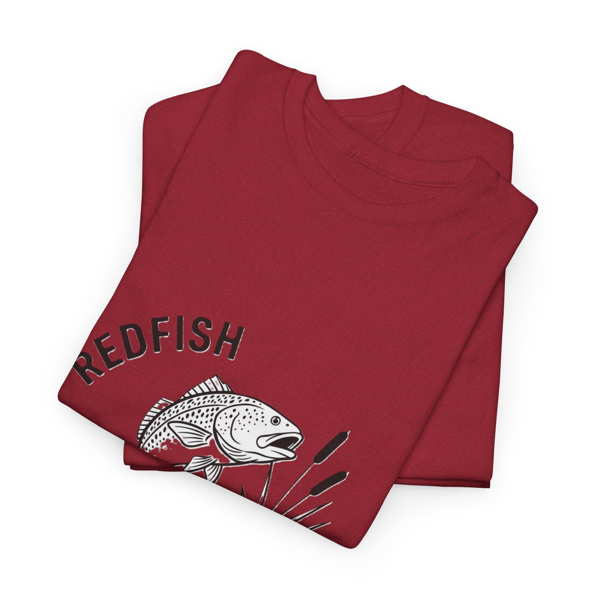 Fishing Red Fish T-Shirt — Vintage Angler Tee