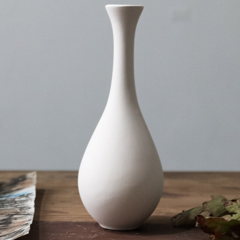 Ceramic Green Semi-Finished Products Vase Decorative Ornaments Parent-child Children Diy Graffiti Painting Coloring White Embryo White Tire