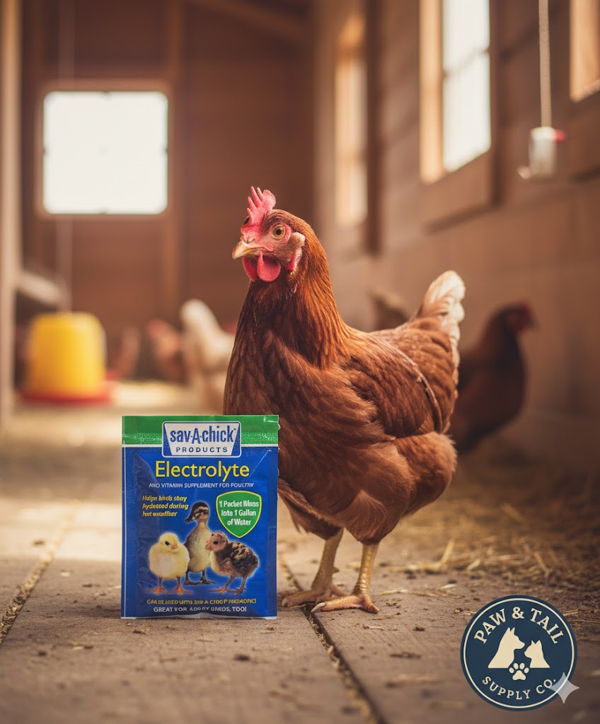 Sav-A-Chick Poultry Vitamins Electrolytes 3-Pack Bird Supplement Stress Relief