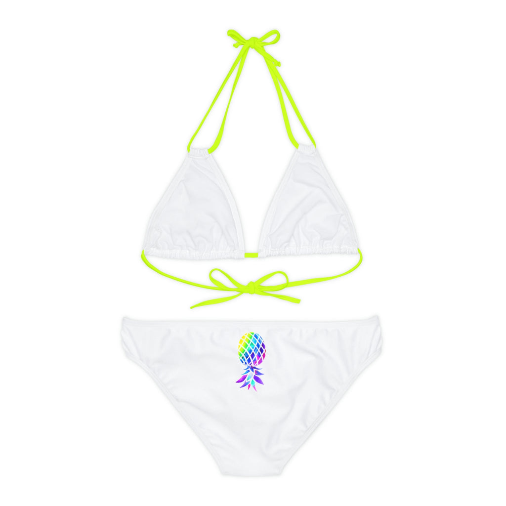 Upside down Pineapple Strappy Bikini Set