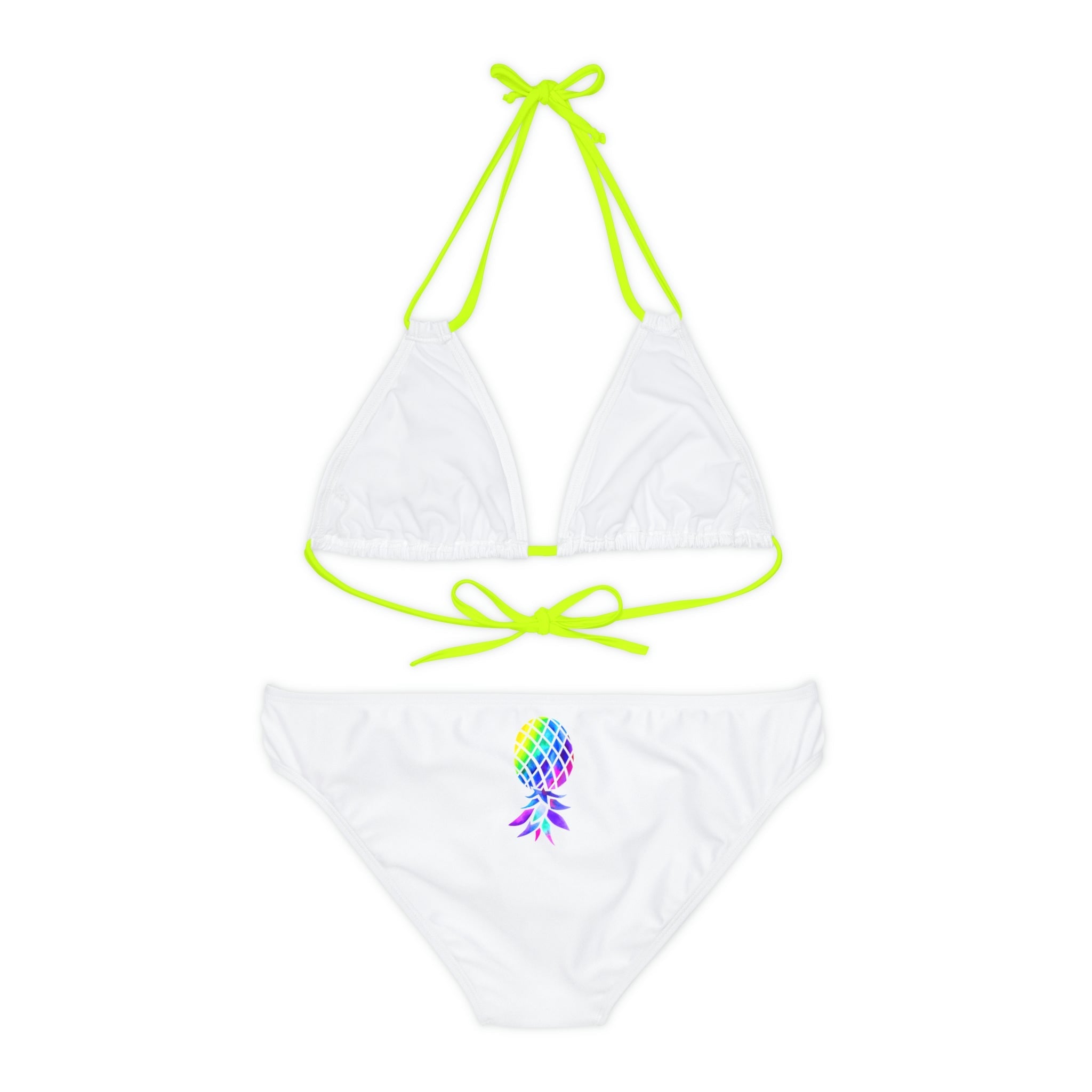 Upside down Pineapple Strappy Bikini Set