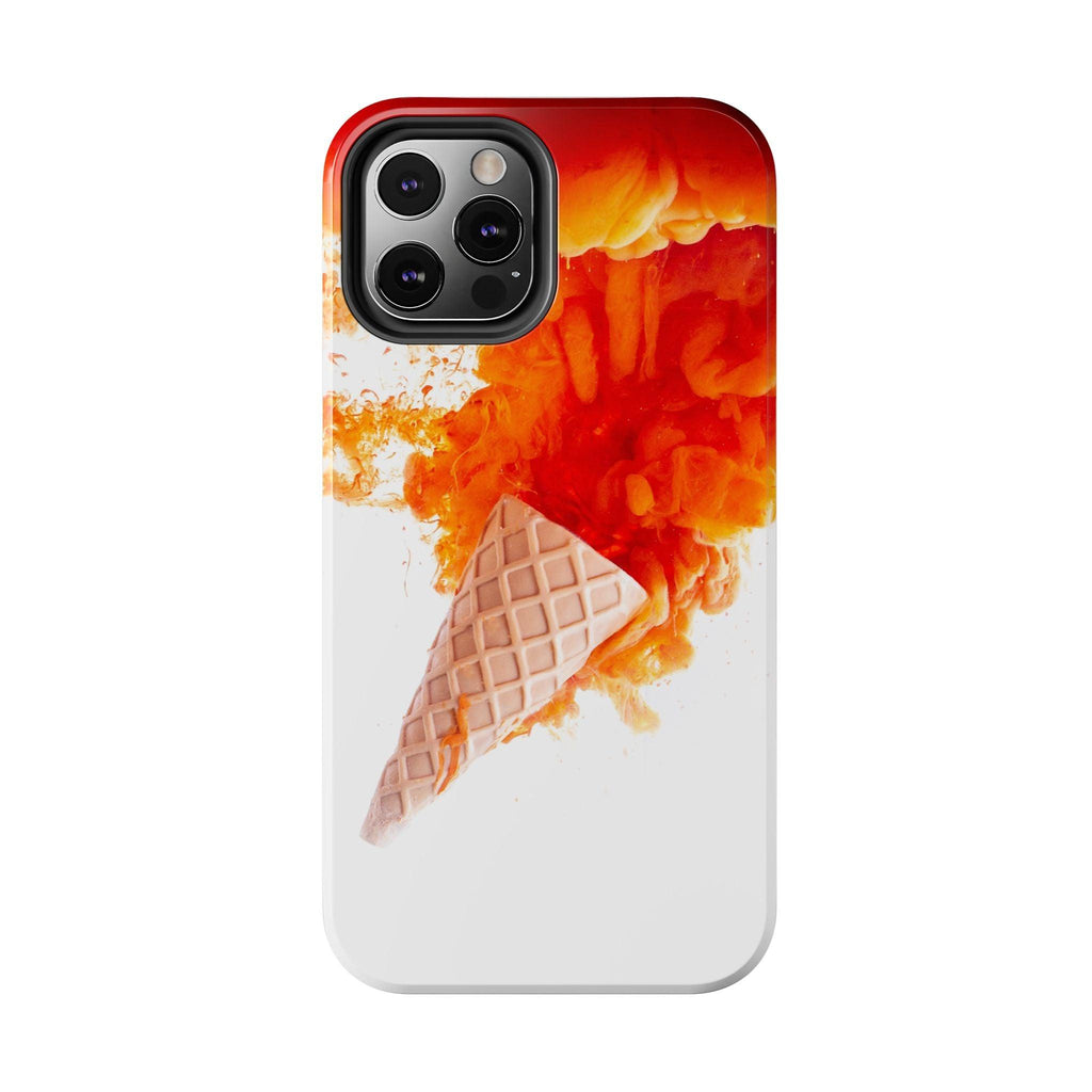 Ice Cream With Flame Of Colors Tough Phone Cases