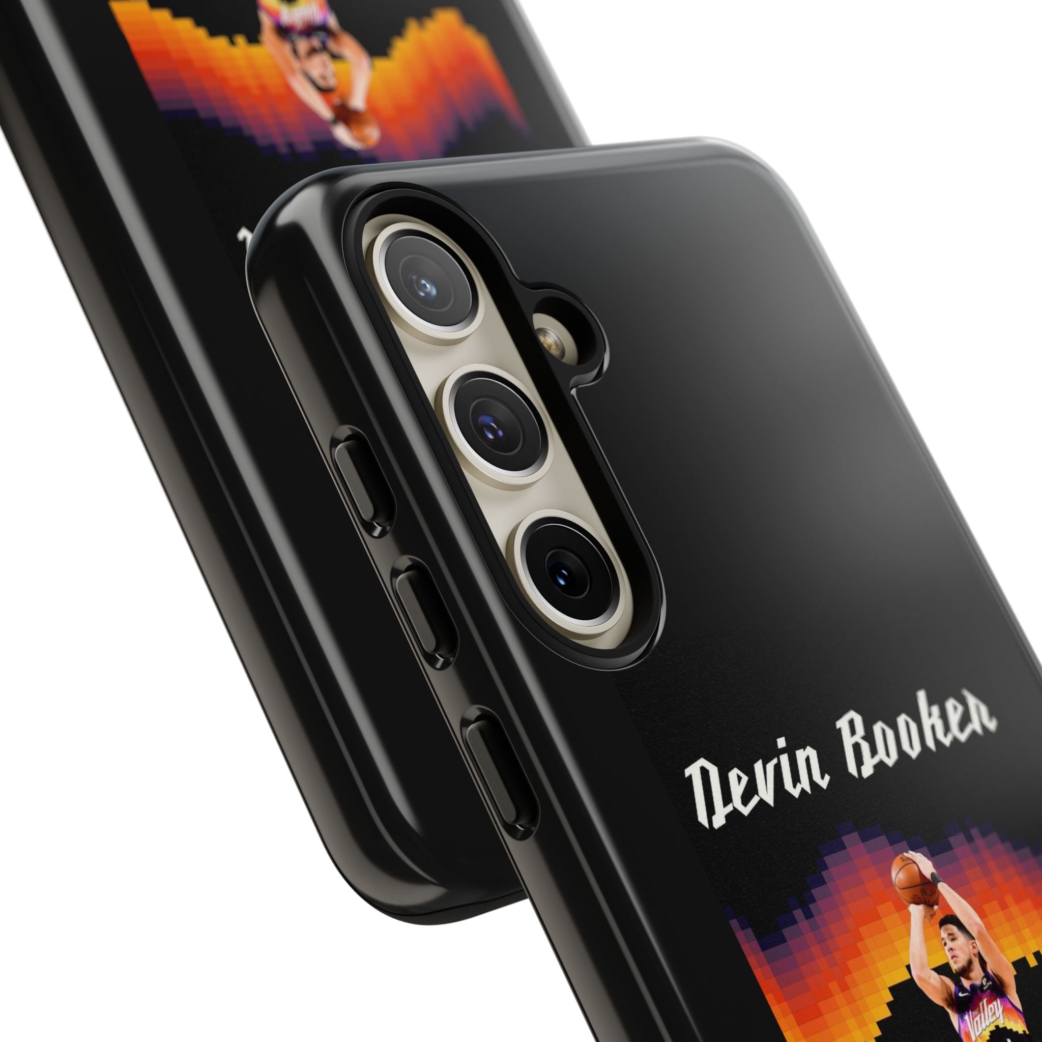 Devin Booker Precision Blaze Series – Dual-Layer ShockGuard Protection | Fits iPhone 8–16 Pro Max & Samsung Galaxy S10–S25 Ultra