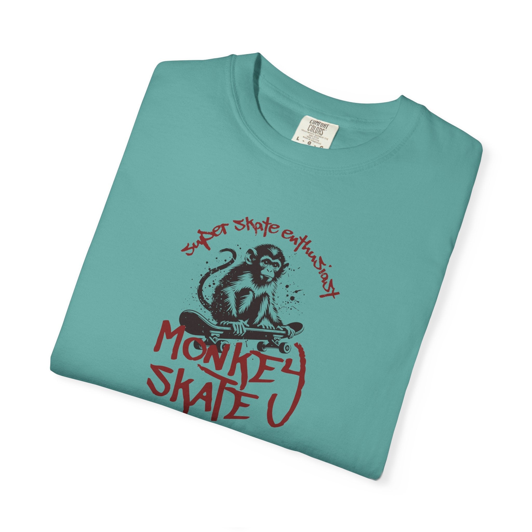 Super Cozy Cotton Tee - Skate Monkey Ultimate Comfort - DipaliZ