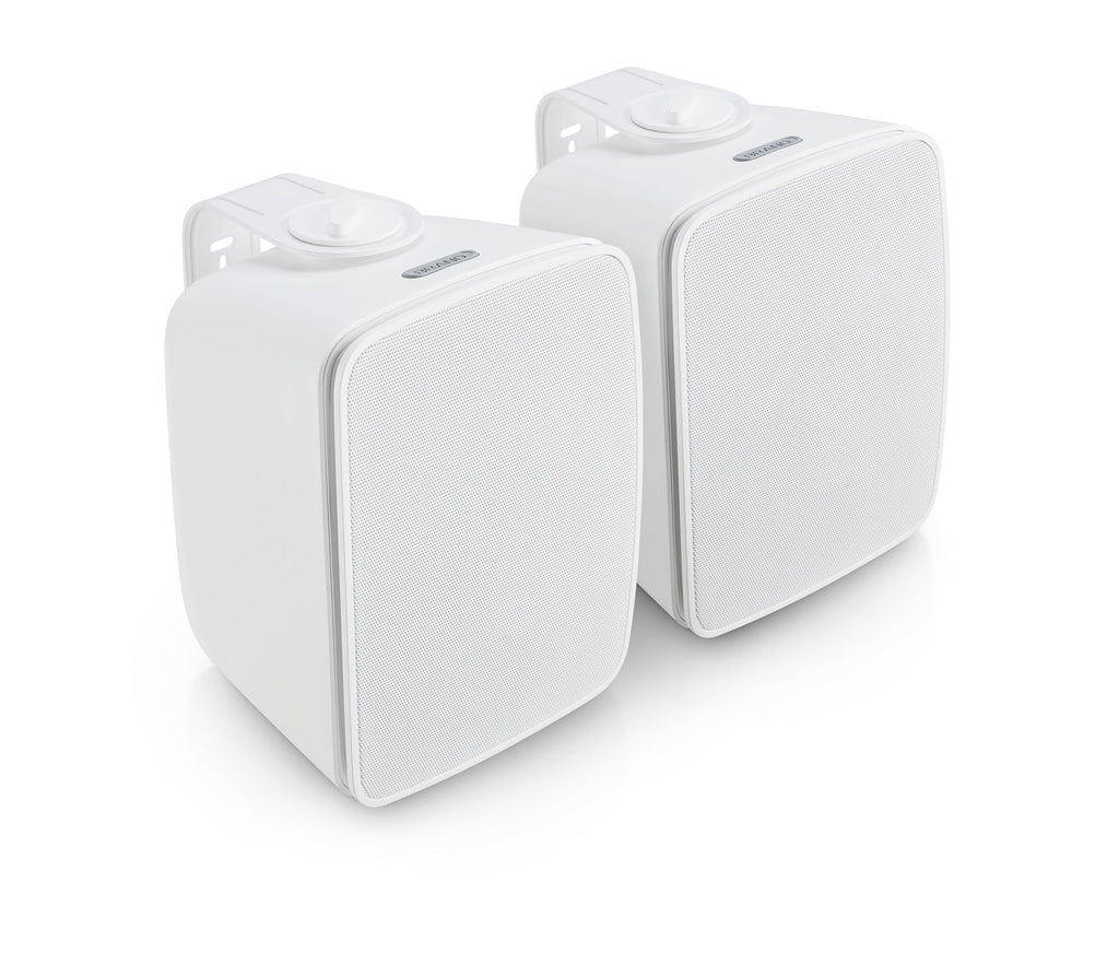 SoundPro Dual Bluetooth Weatherproof Indoor & Outdoor Wall-Mount Loudspeakers