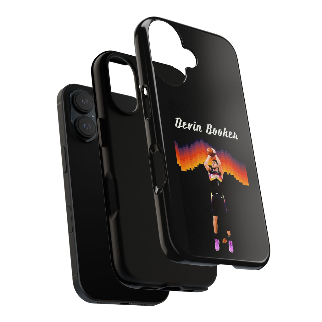 Devin Booker Precision Blaze Series – Dual-Layer ShockGuard Protection | Fits iPhone 8–16 Pro Max & Samsung Galaxy S10–S25 Ultra