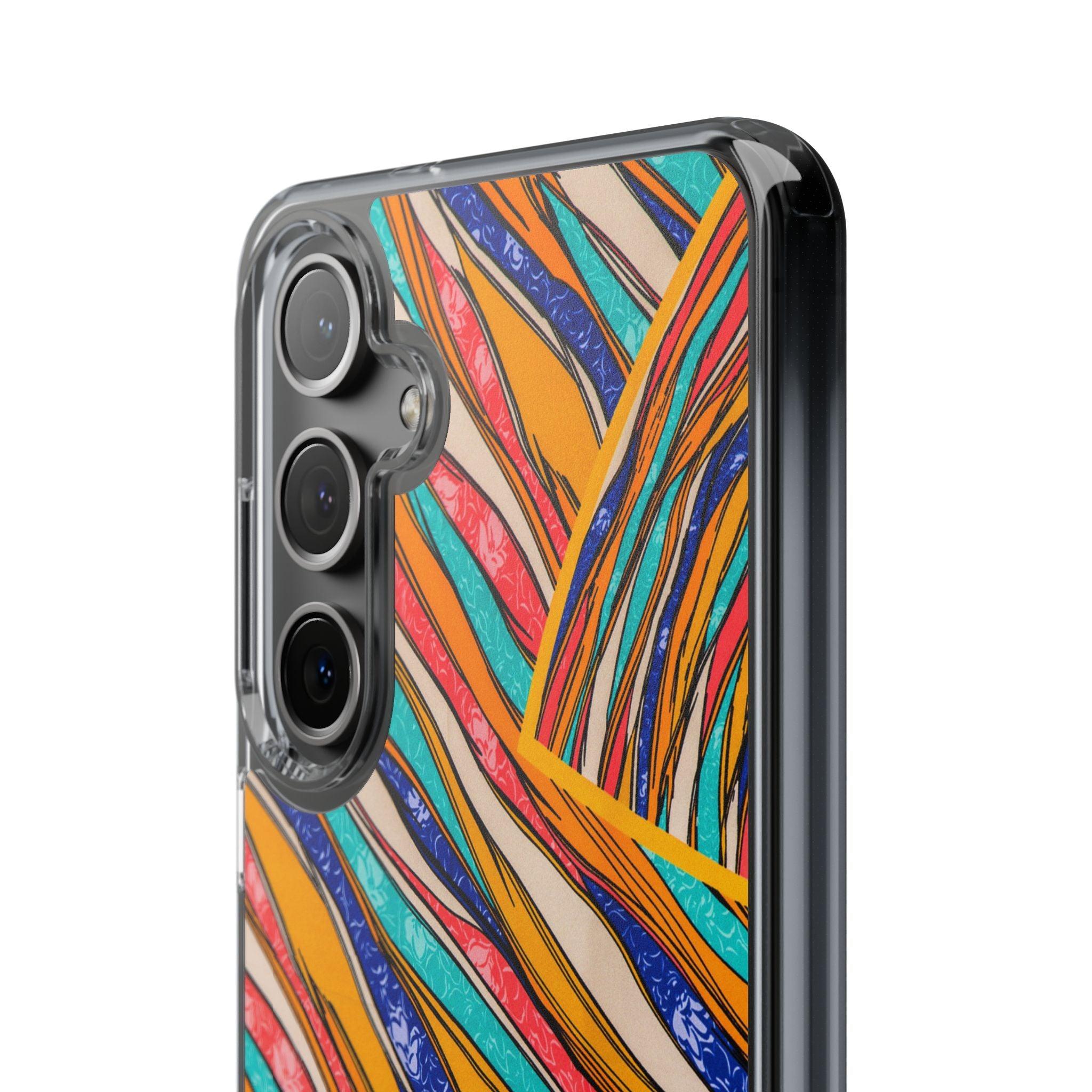 Clear Cases Stripes of  Powerful Colors