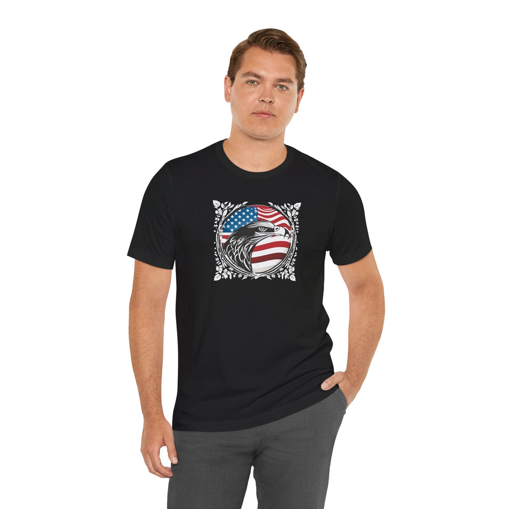 Eagle Unisex Jersey Short Sleeve Tee - Soft Cotton - DipaliZ