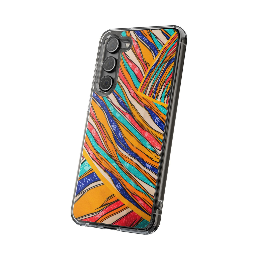 Clear Cases Stripes of  Powerful Colors