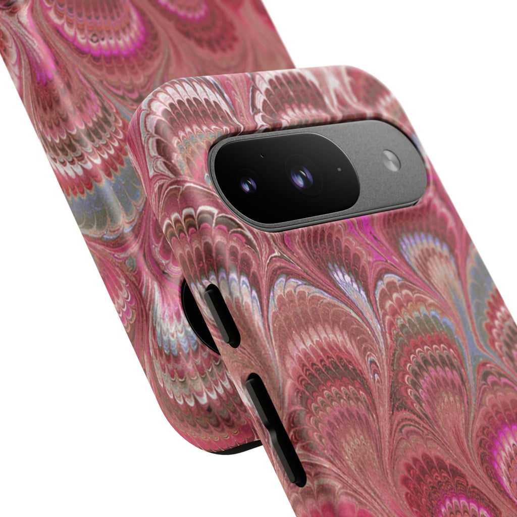 Shades of Pink Marbled Phone Case —  Dual Layer - Tough Protective Phone Cover