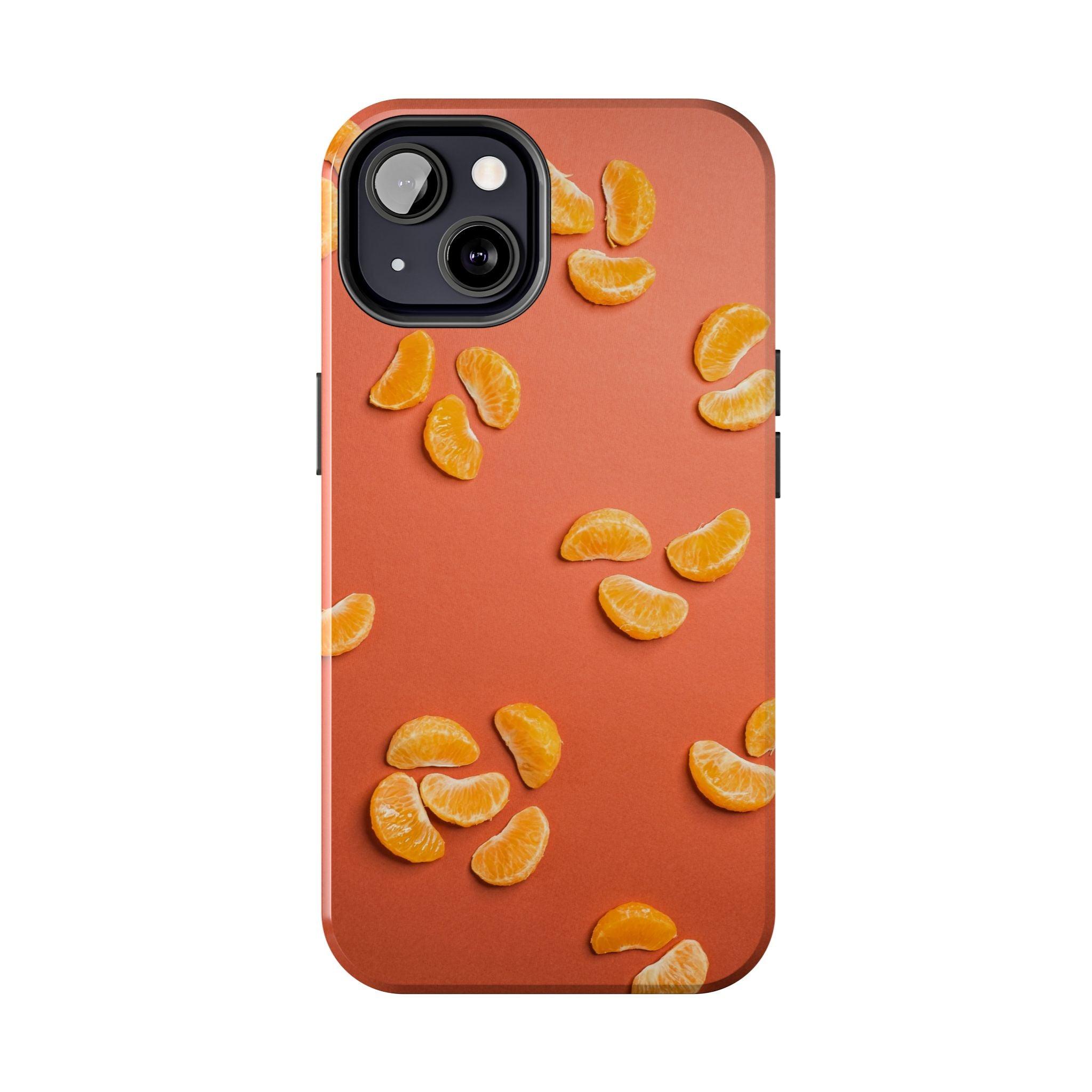 Peal Oranges printed Tough Phone Cases