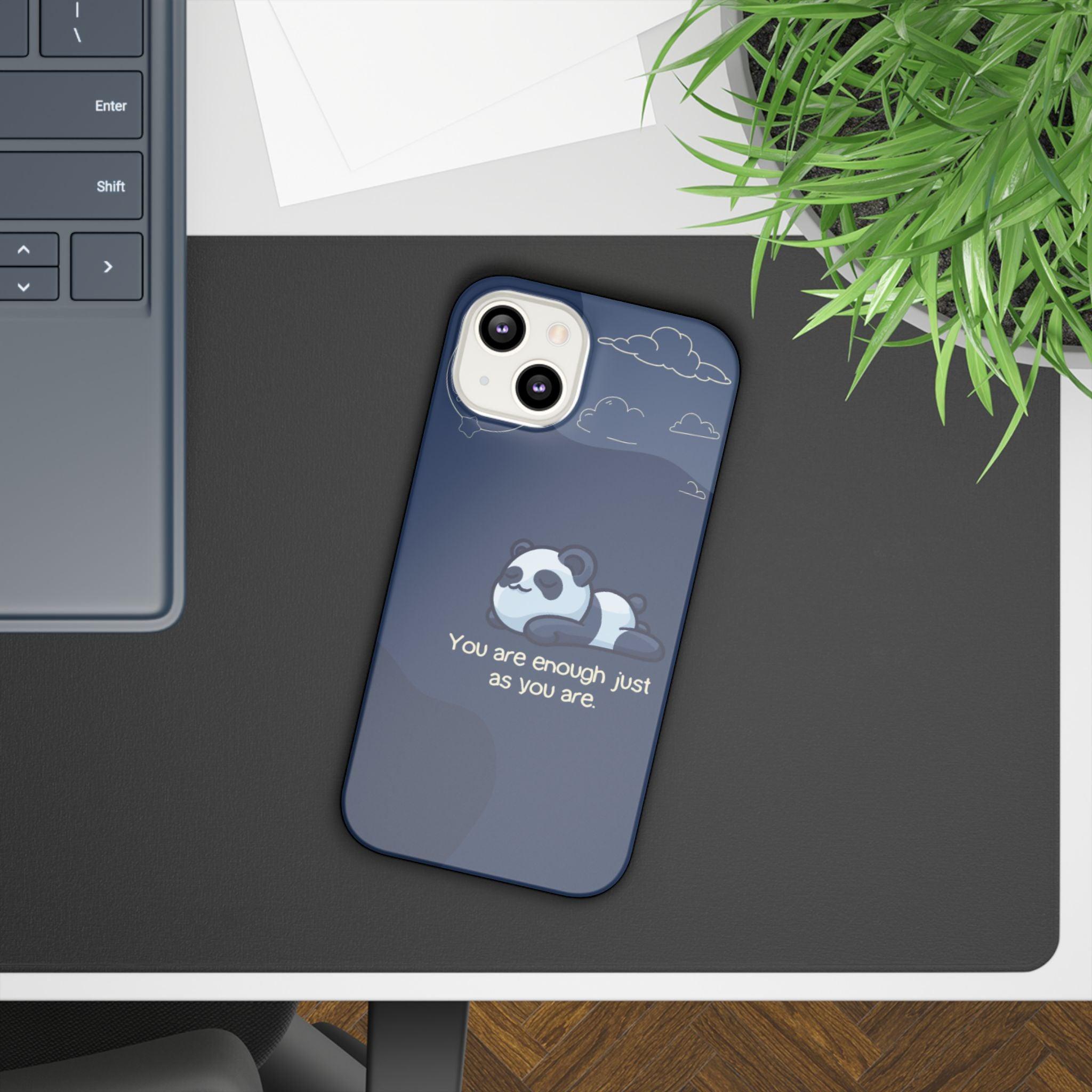 Panda Dreams Phone Case – Cozy Vibes & Inspiring Words