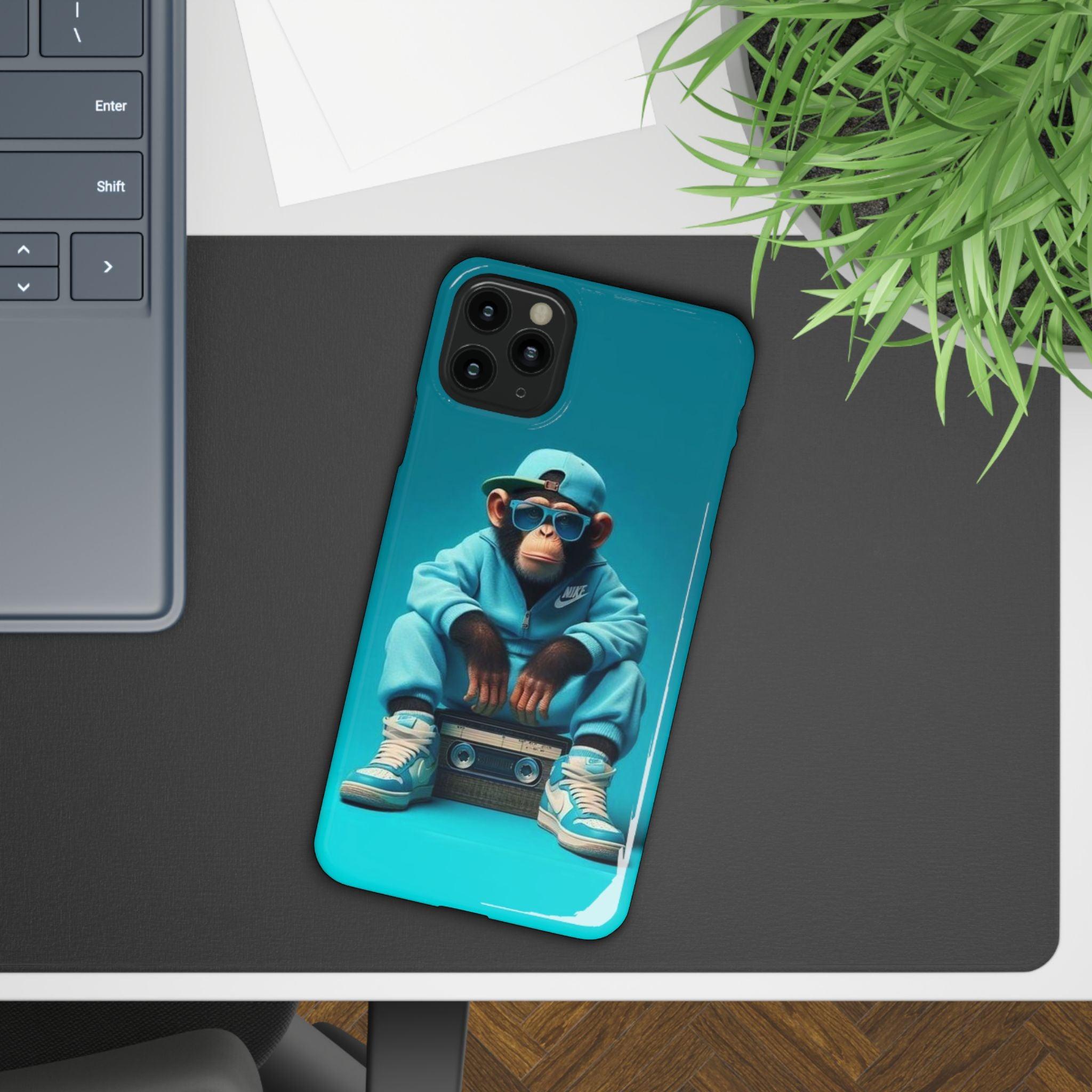 Monkey Madness Phone Case – Unleash the Fun with Cartoon Style!