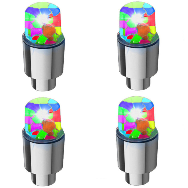 Mountain Bike Electric Motorcycle Inflating Valve Light Wheel Tire Core Hot Wheels Colorful Light