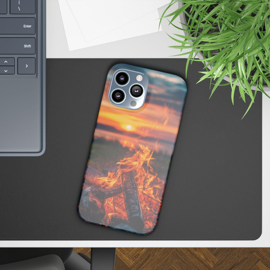 Woodland Fire Phone Case – Warmth of Nature’s Blaze on Your Device