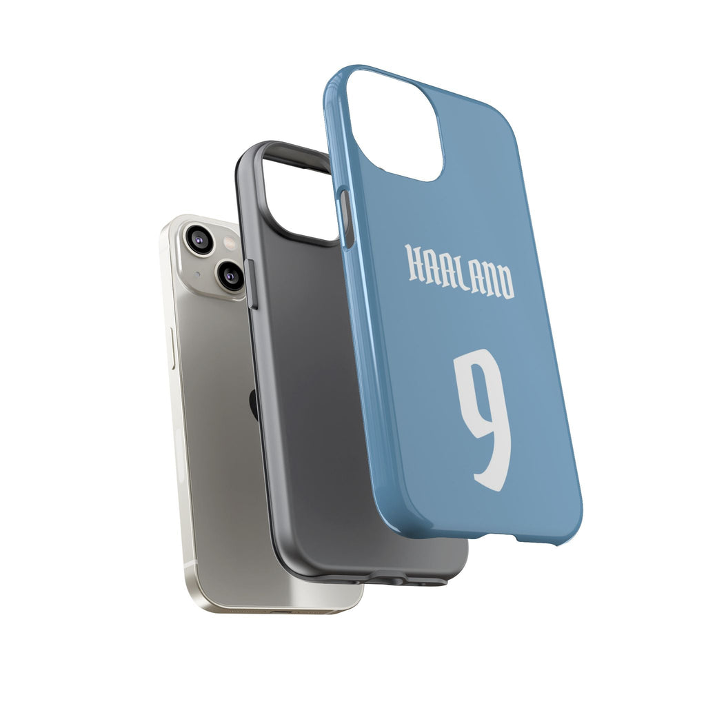 Erling Haaland PowerStrike – Rugged Dual-Layer Protection & Slim Profile | Compatible with iPhone 8 to 16 Pro Max & Samsung Galaxy S10 to S25 Ultra