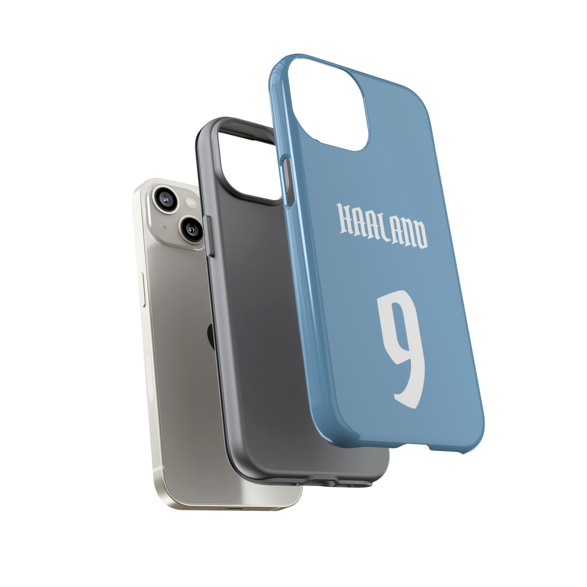 Erling Haaland PowerStrike – Rugged Dual-Layer Protection & Slim Profile | Compatible with iPhone 8 to 16 Pro Max & Samsung Galaxy S10 to S25 Ultra