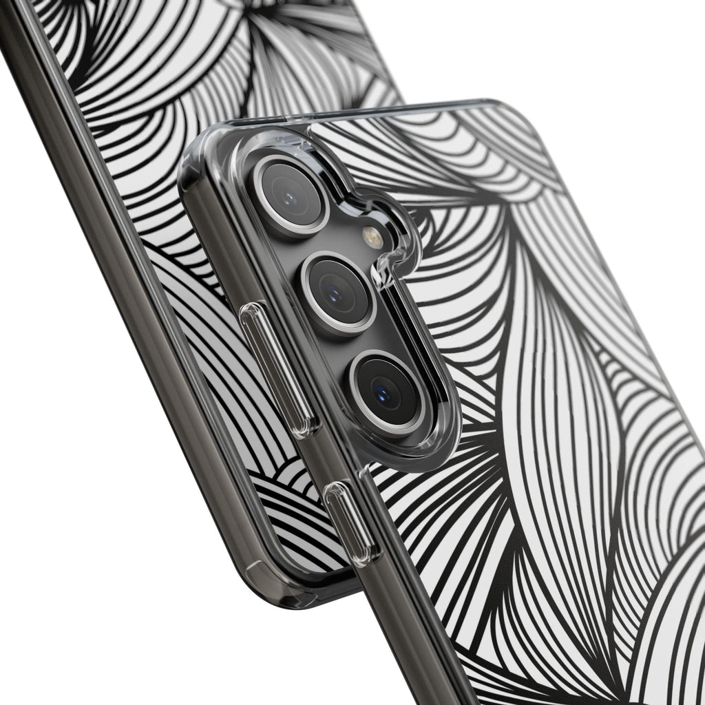 Black and White Illusion Clear Cases