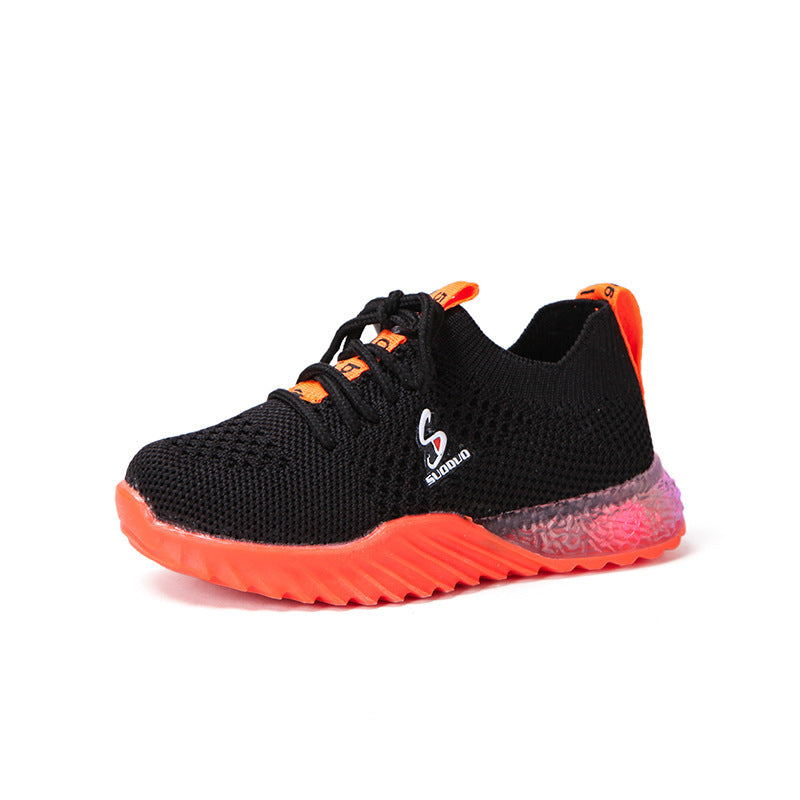 Children's shoes LED lights up