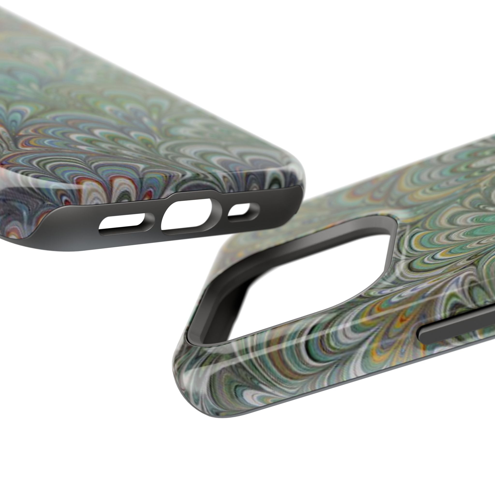 Italian Peacock Green Highly Durable Phone Case for Apple + Samsung