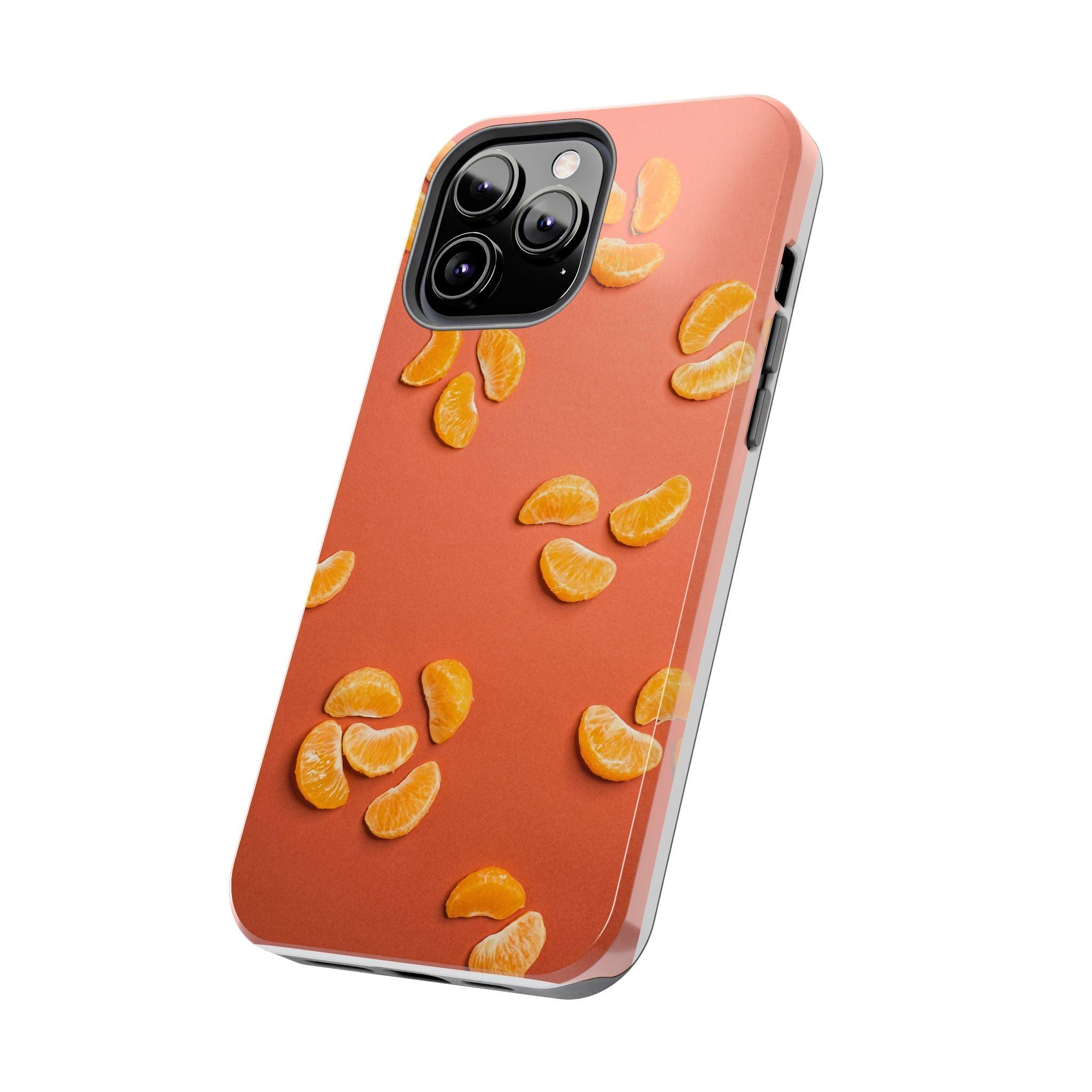 Peal Oranges printed Tough Phone Cases