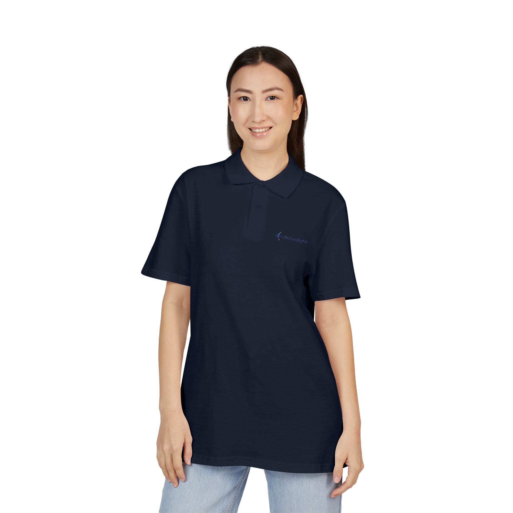 Embroidered Classic Pique Polo — LifestyleEchol Chest Logo