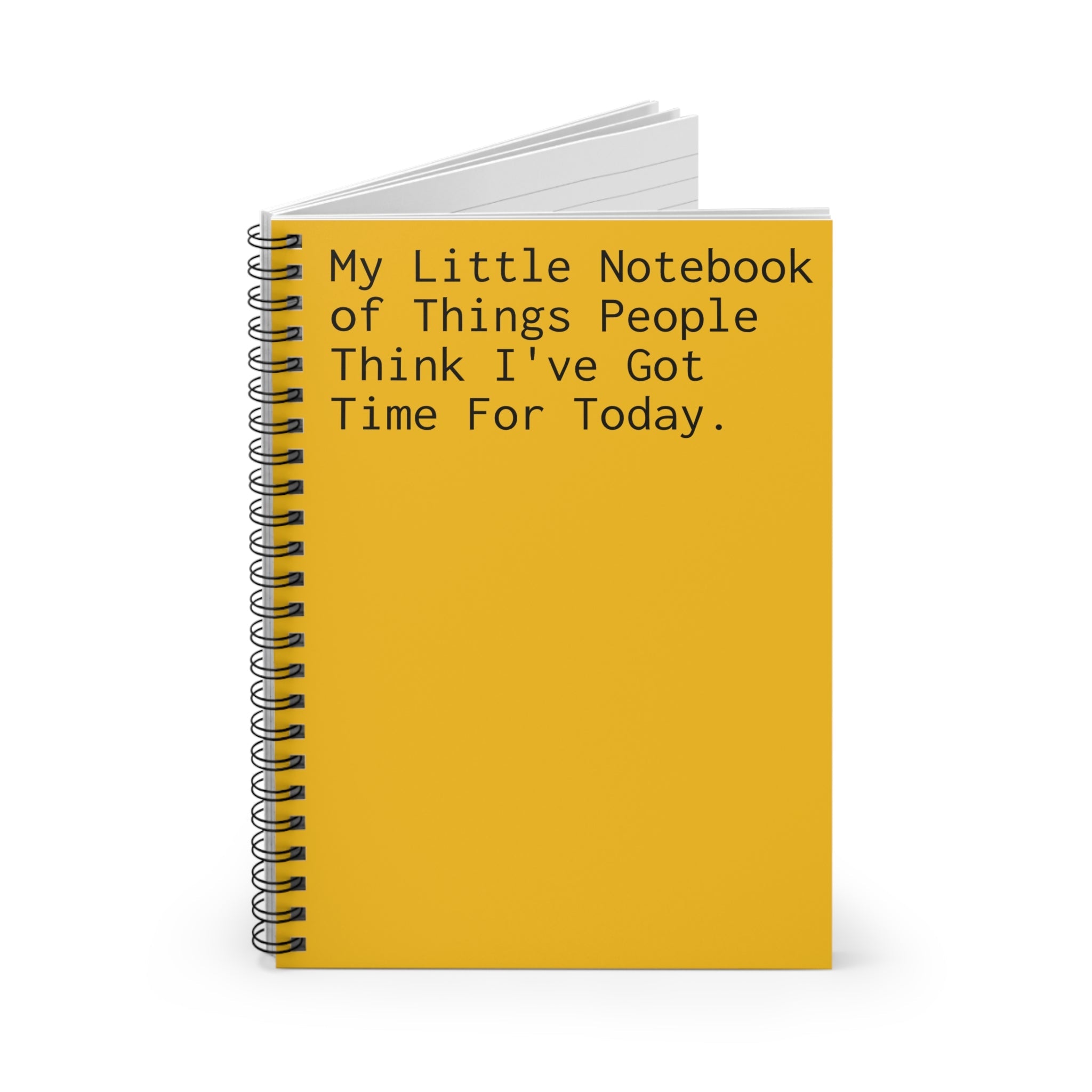 Yellow Quote Notebook