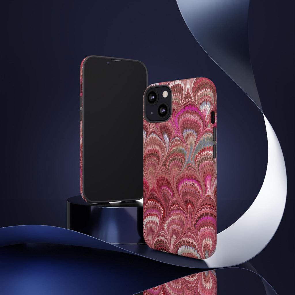 Shades of Pink Marbled Phone Case —  Dual Layer - Tough Protective Phone Cover