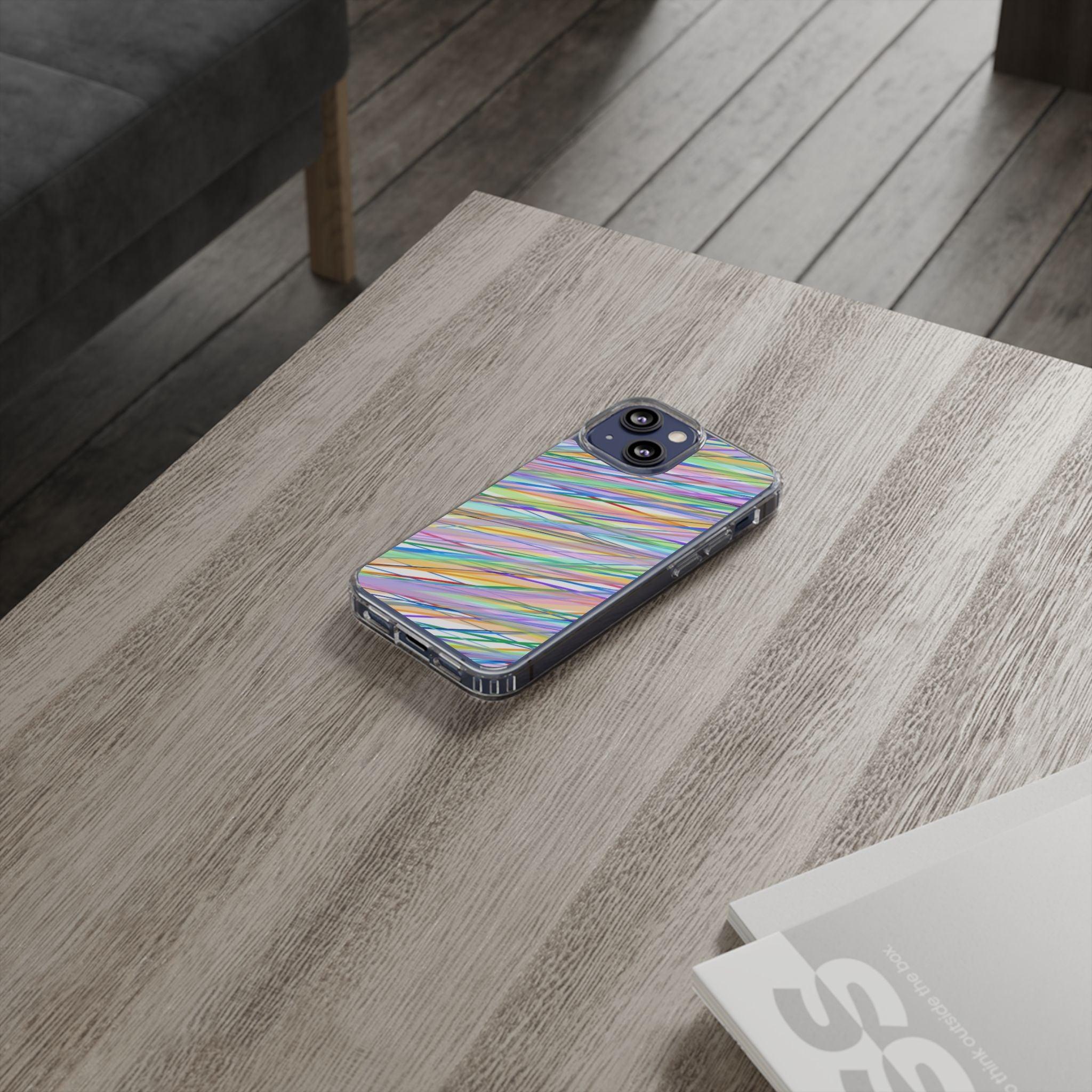 Threads Of Colors Clear Case