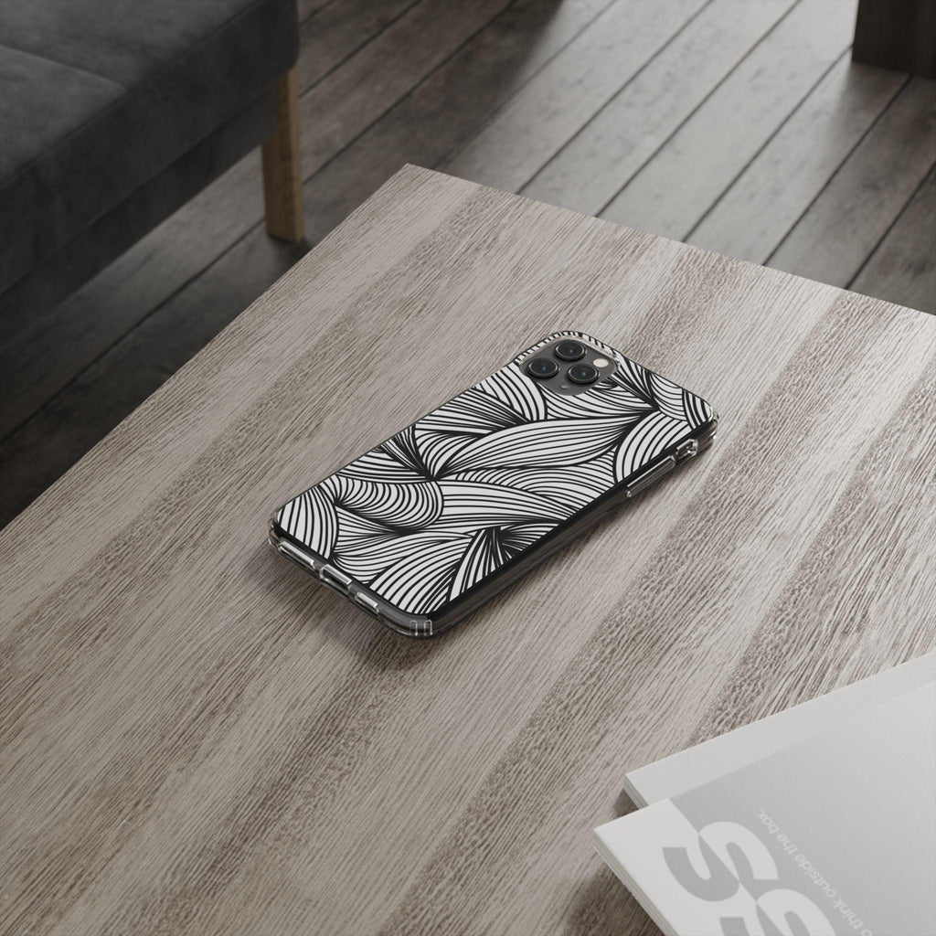 Black and White Illusion Clear Cases