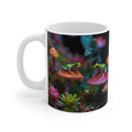 11oz Ceramic Mug — Enchanted Frogs on Mushrooms Coffee Tea Cup