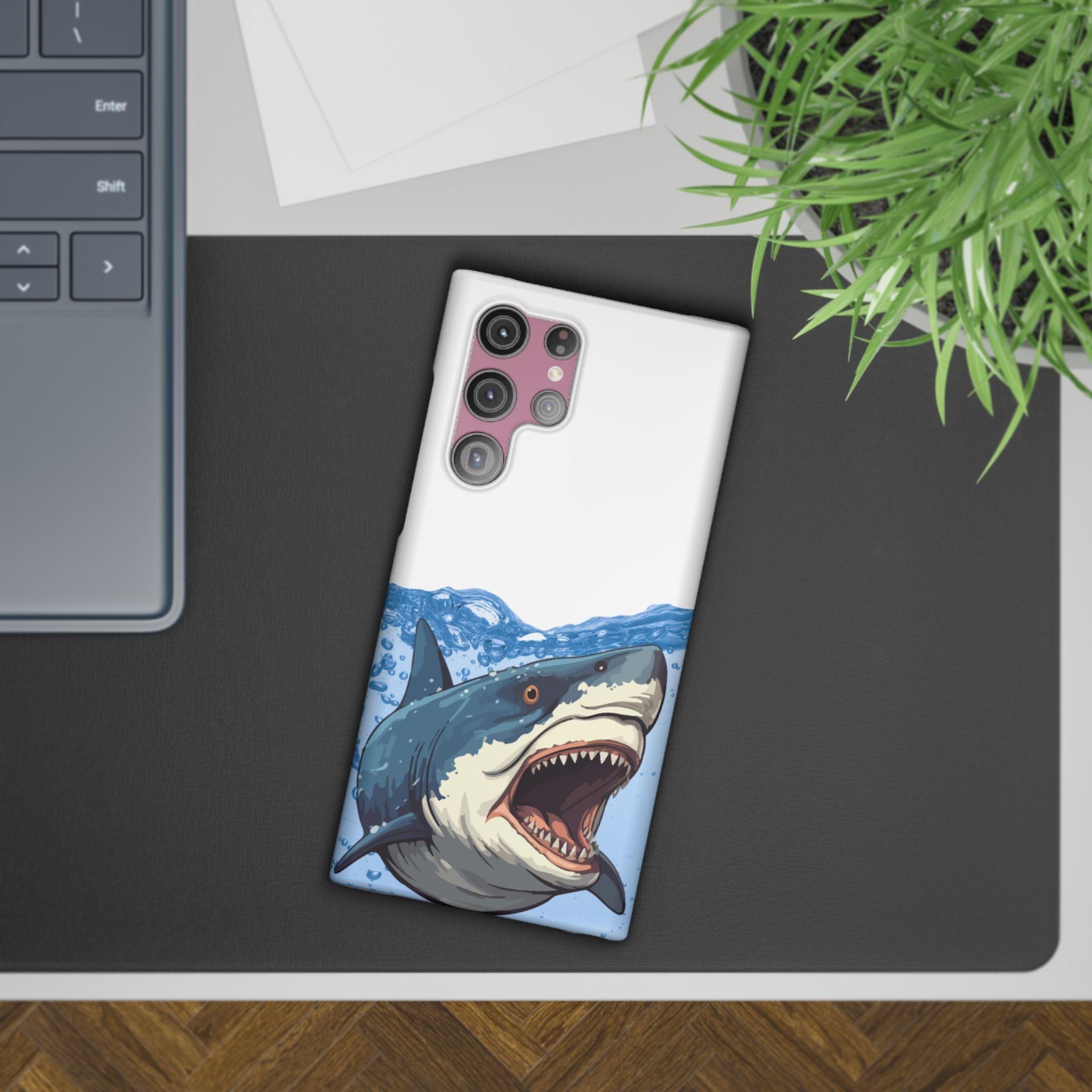 Shark Frenzy Phone Case – Dive into Bold Style