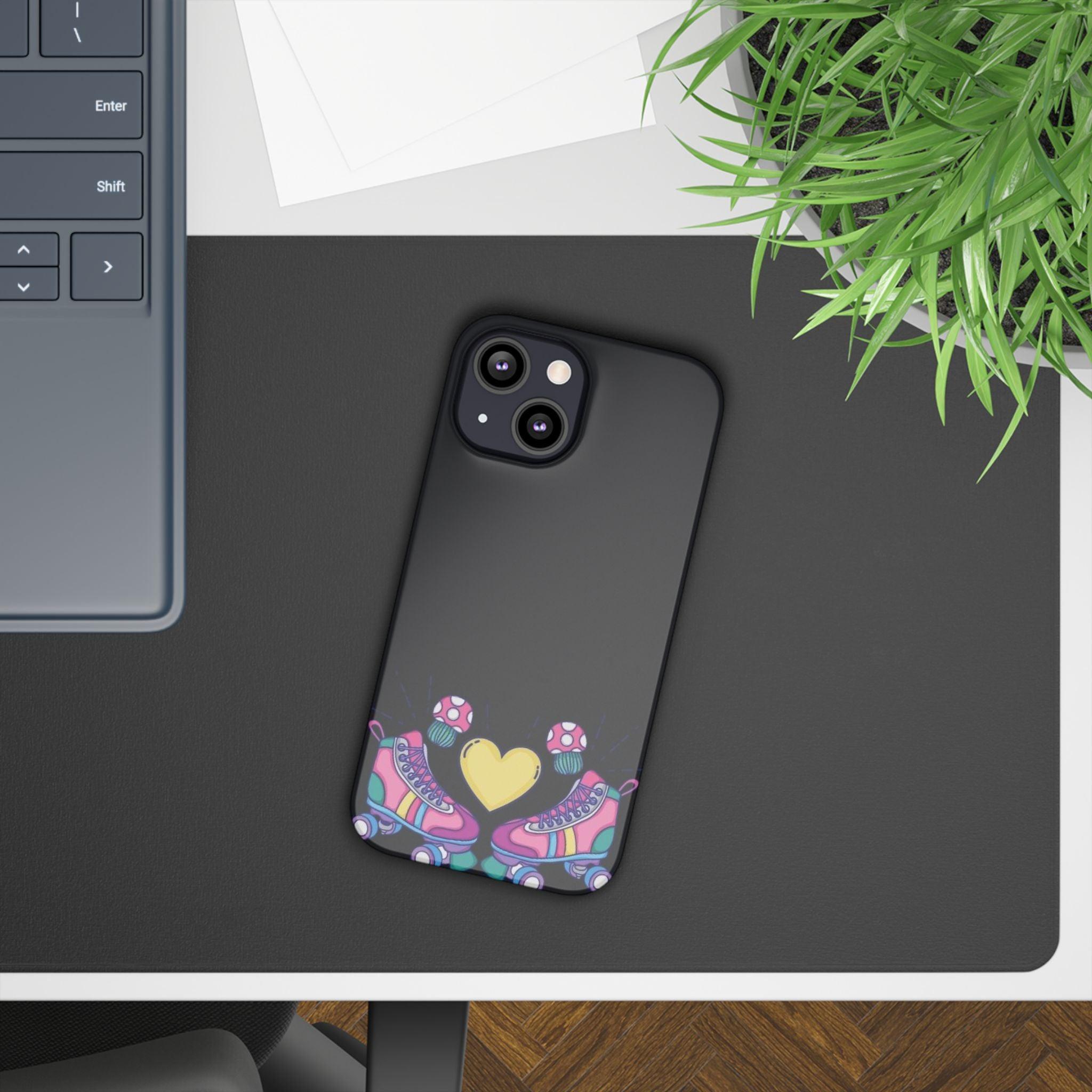 Skater's Heart Phone Case – Glide with Love Everywhere