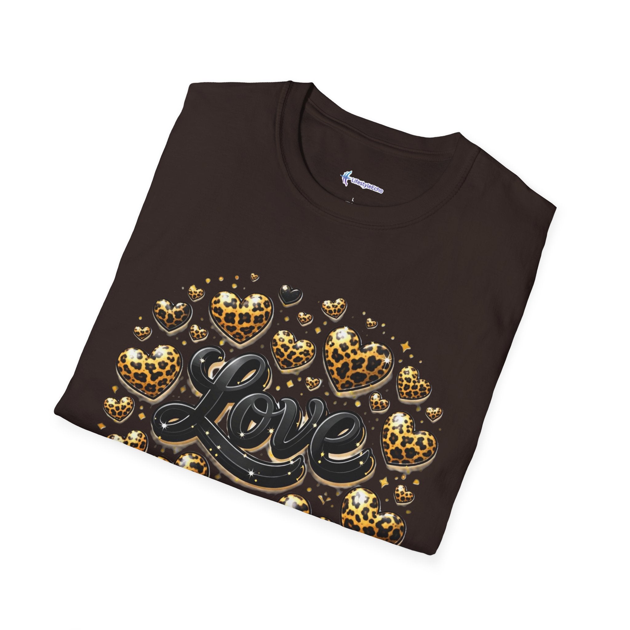 Love Surrounded by Gold Balloons T-Shirt